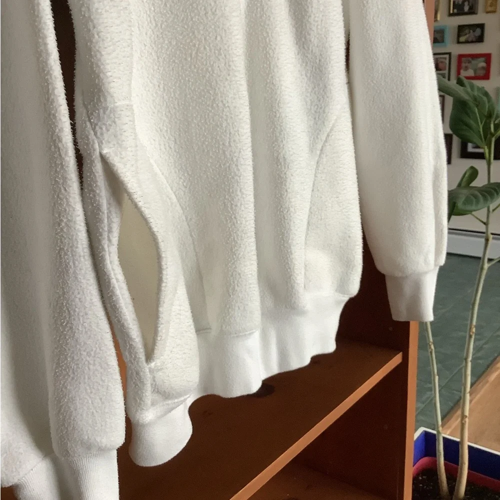 Vintage Mountain Gear Quarter Zip Fleece Pullover | 90s Outdoor Hiking Sweater X - Picture 4 of 12